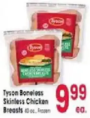 Jewel-Osco Tyson Boneless Skinless Chicken Breasts offer