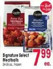 Jewel-Osco Signature Select Meatballs offer