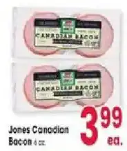 Jewel-Osco Jones Canadian Bacon offer