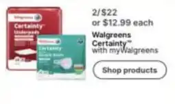 Walgreens Walgreens Certainty offer