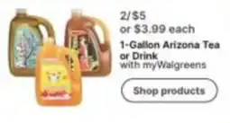 Walgreens Arizona Tea or Drink offer