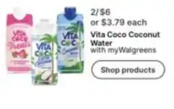 Walgreens Vita Coco Coconut Water offer