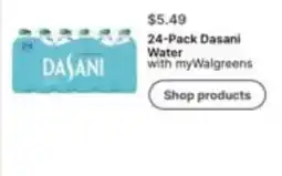 Walgreens Dasani water offer