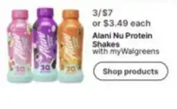 Walgreens Alani Nu Protein Shakes offer