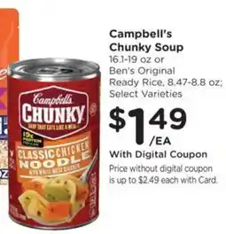 Ralphs Campbell's Chunky Soup offer