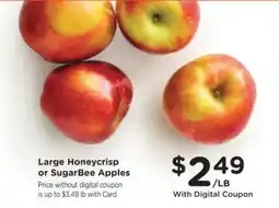 Ralphs Large Honeycrisp or SugarBee Apples offer
