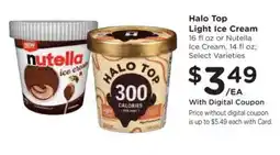 Ralphs Halo Top Light Ice Cream offer