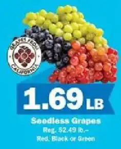 Schnucks Seedless Grapes offer