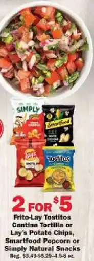 Schnucks Frito-Lay Tostitos Cantina Tortilla offer