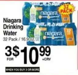 Superior Grocers Niagara drinking water offer
