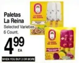 Superior Grocers Paletas La Reina offer