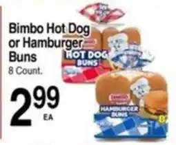 Superior Grocers Bimbo Hot Dog or Hamburger Buns offer