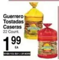 Superior Grocers Guerrero tostadas caseras offer