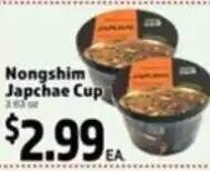 Superior Grocers Nongshim Japchae Cup offer
