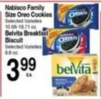 Superior Grocers Nabisco Family Size Oreo Cookies offer