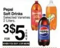 Superior Grocers Pepsi Soft Drinks offer