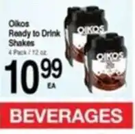 Superior Grocers Oikos ready to drink shakes offer