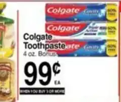 Superior Grocers Colgate toothpaste offer