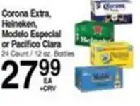 Superior Grocers Corona Extra, Heineken Modelo Especial or Pacifico Clara offer