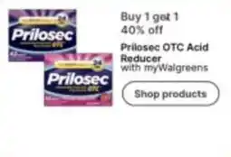 Walgreens Prilosec OTC Acid Reducer offer