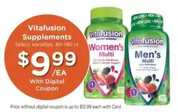 Kroger Vitafusion Supplements offer