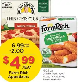 Ralphs Farm Rich Appetizers offer