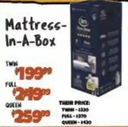 Big Lots Mattress-In-A-Box offer