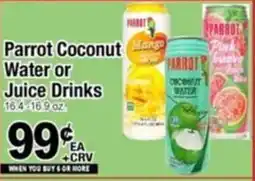 Superior Grocers Parrot Coconut Water or Juice Drinks offer