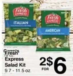 Superior Grocers Fresh Express Salad Kit offer