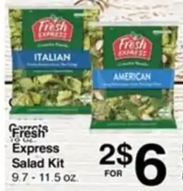 Superior Grocers Fresh Express Salad Kit offer