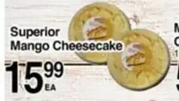Superior Grocers Superior Mango Cheesecake offer