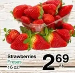 Superior Grocers Strawberries offer