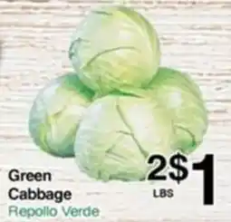 Superior Grocers Green Cabbage offer