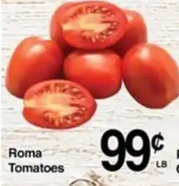 Superior Grocers Roma Tomatoes offer