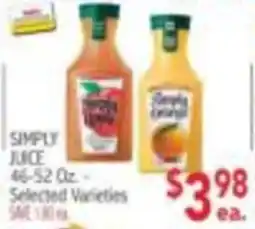 Ingles Markets Simply Juice offer