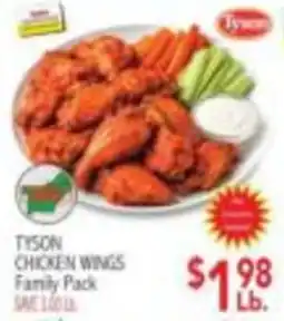 Ingles Markets Tyson chicken wings family pack offer