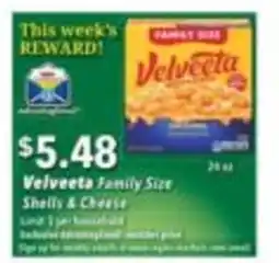 Ingles Markets Velveeta Family Size Shells & Cheese offer