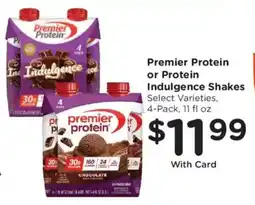 Ralphs Premier protein or protein indulgence shakes offer