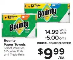 Ralphs Bounty paper towels offer