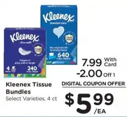 Ralphs Kleenex Tissue Bundles offer
