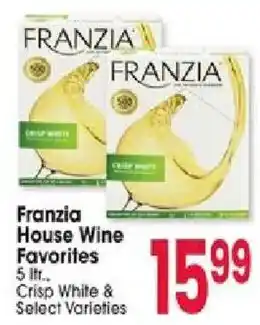 Jewel-Osco Franzia House Wine Favorites offer