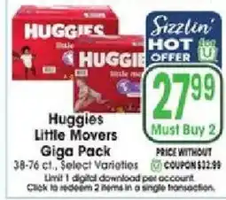 Jewel-Osco Huggies little movers offer