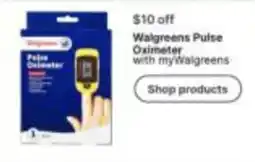 Walgreens Walgreens Pulse Oximeter offer