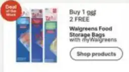 Walgreens Walgreens Food Storage Bags with myWalgreens offer