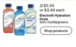 Walgreens Electrolyte Hydration Drink offer