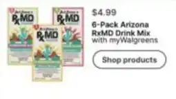 Walgreens Arizona RxMD Drink Mix offer