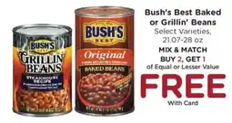 Kroger Bush's Best Baked or Grillin' Beans offer
