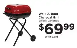 Kroger Walk-A-Bout Charcoal Grill offer