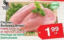Superior Grocers Superior Ranch Chicken Boneless Breast offer