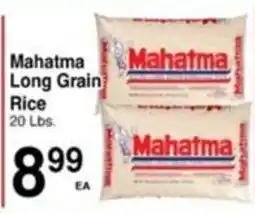 Superior Grocers Mahatma long grain rice offer